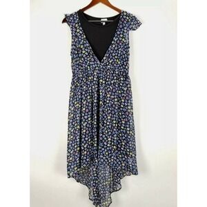 Disney D Signed Descendants Special Edition Girls‎ Size L 14 Dress Black Floral